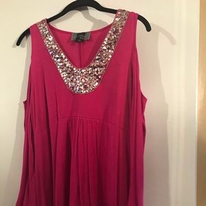 Slinky Brand cold shoulder top